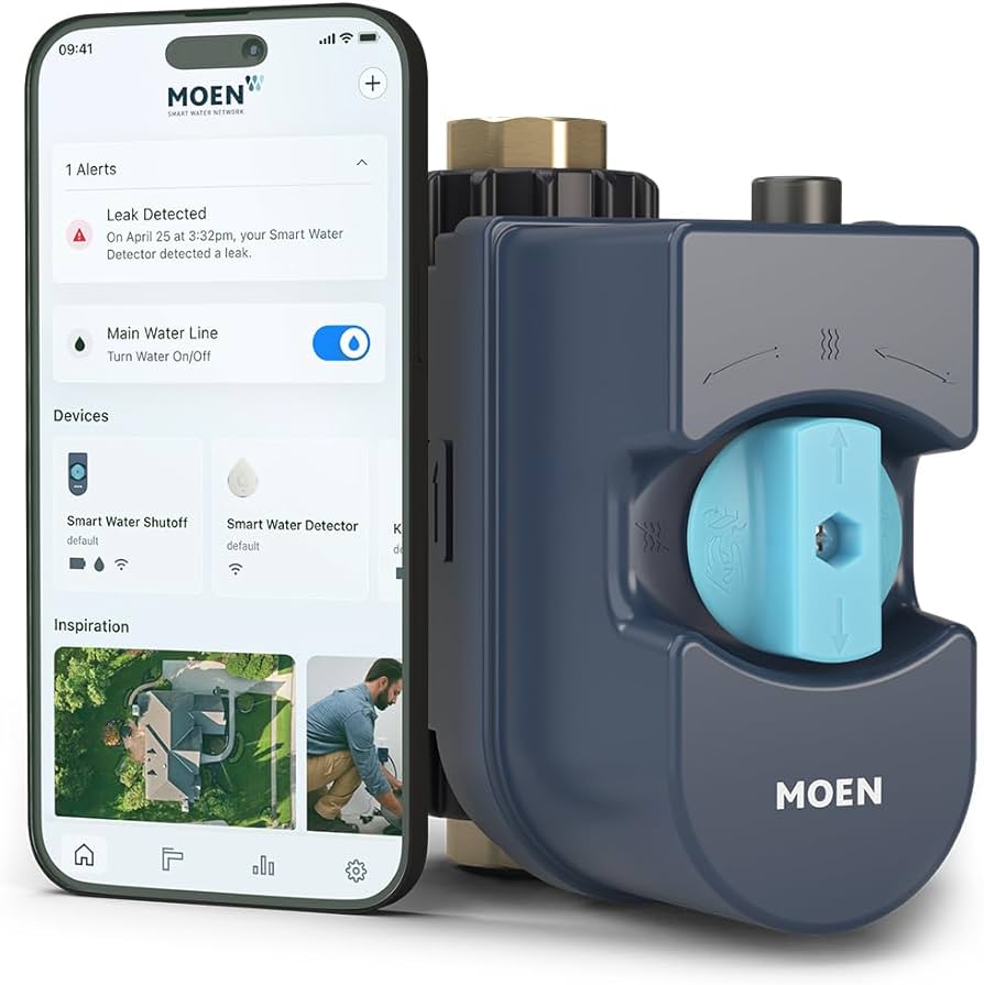 Moen 900-001 Flo Leak Detection Smart Home Water Security System
